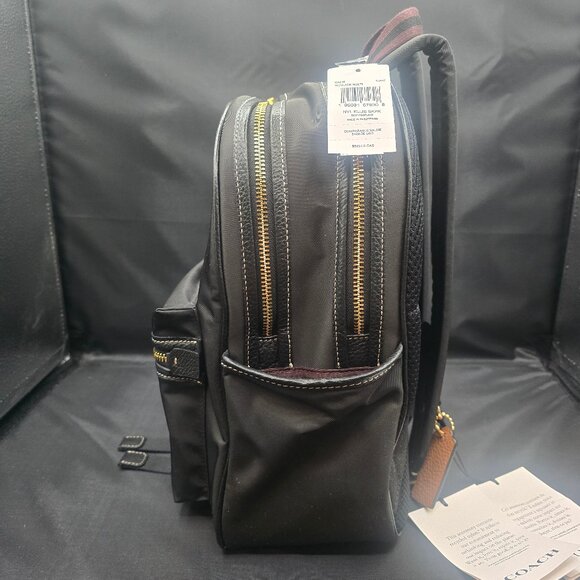 Coach Nylon Ellis Backpack CA210 Black - Picture 3 of 10